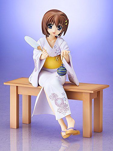 Magical Girl Lyrical Nanoha Hayate Yagami Yukata Ver 1/8 Pvc Figure Freeing- Japan Figure Store - #1 Bring To You The Best Japanese Goods