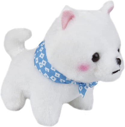 Amufun Mameshiba 3 Brothers Shiratama Stuffed Plush Toy From Japan- Japan Figure Store - #1 Bring To You The Best Japanese Goods