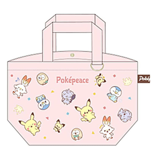 Marimocraft Pocket Piece Pokemon Mini Tote Bag Pink W31xH20xD12cm Pkp-050- Japan Figure Store - #1 Bring To You The Best Japanese Goods