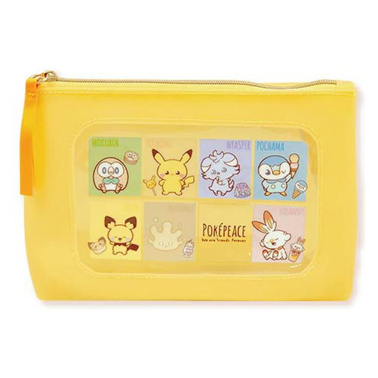 Pouch With Silicon Window Ye Pokémon Poképeace- Japan Figure Store - #1 Bring To You The Best Japanese Goods