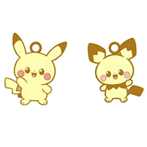 Marimocraft Poke Piece Pokemon Metal Charm Set 2 Pikachu Pichu W2.6xH3.7cm PKP-067- Japan Figure Store - #1 Bring To You The Best Japanese Goods