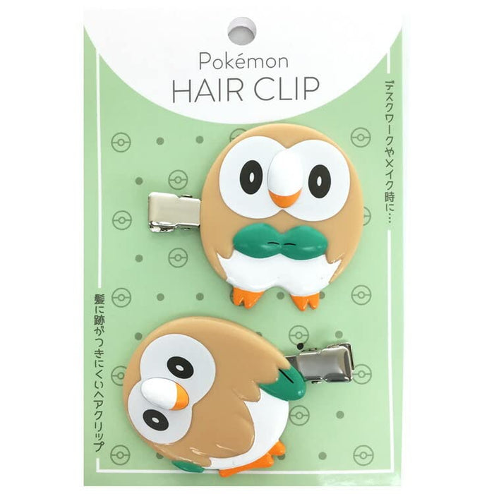 Pokemon Center Original Hair Clip Rowlet- Japan Figure Store - #1 Bring To You The Best Japanese Goods
