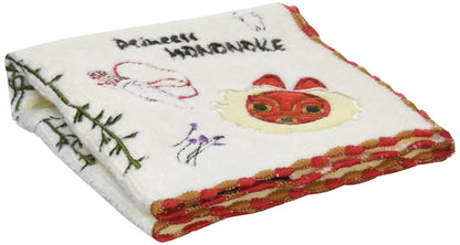 Marushin 1005036800 Hand Towel Ghibli Princess Mononoke 25X25Cm Shishigami Forest 100% Cotton- Japan Figure Store - #1 Bring To You The Best Japanese Goods
