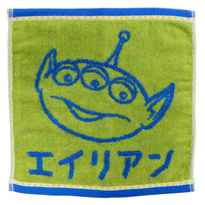 MARUSHIN - Disney Toy Story 'Katakana Alien' Mini Towel- Japan Figure Store - #1 Bring To You The Best Japanese Goods