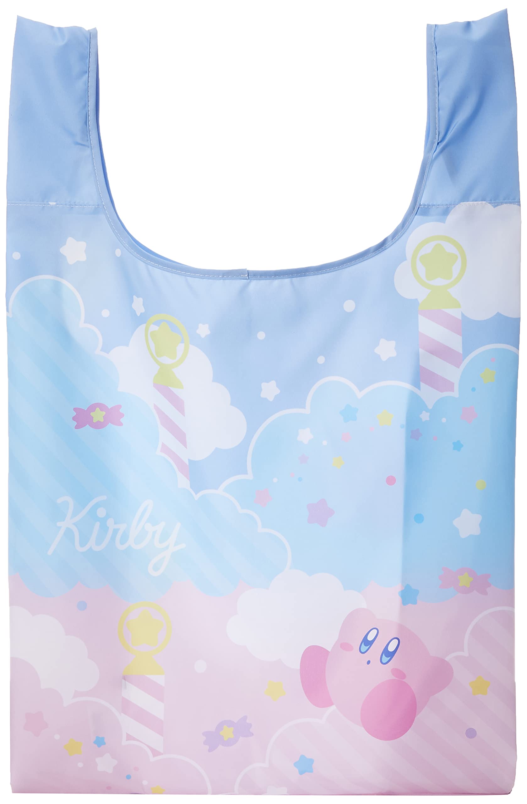 Marushin Eco Bag Kirby Sweet Sky 4585011300 H63.5xW40xD20cm (Folded 12x12cm)- Japan Figure Store - #1 Bring To You The Best Japanese Goods