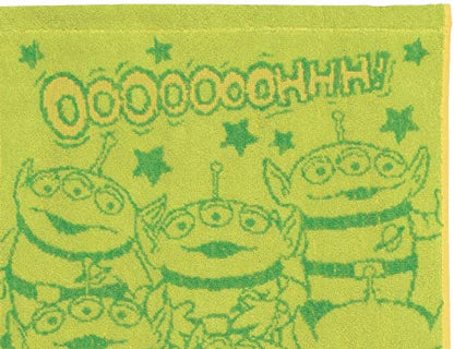 MARUSHIN Disney Toy Story 'Alien Structure' Face Towel- Japan Figure Store - #1 Bring To You The Best Japanese Goods