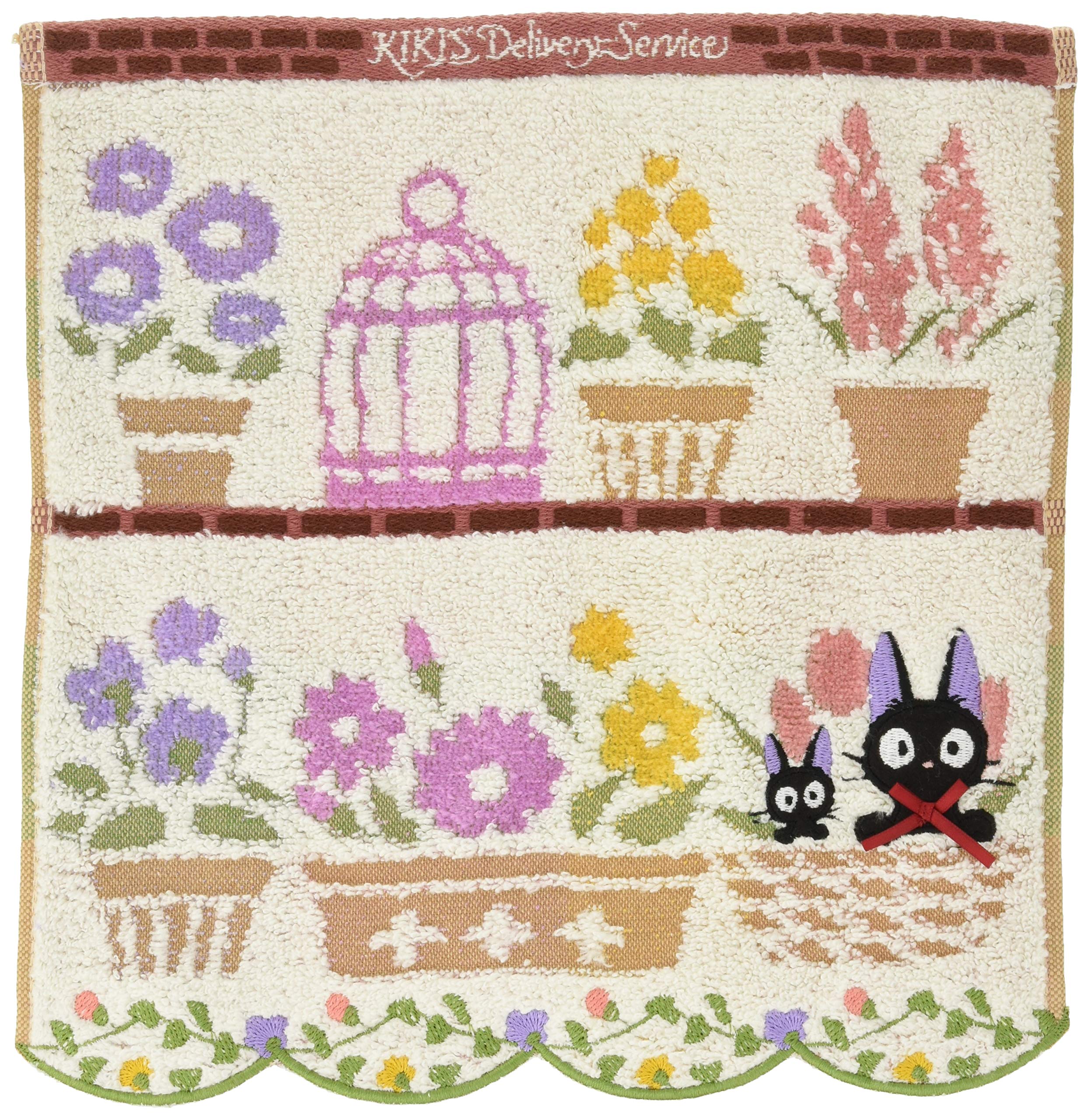 MARUSHIN Studio Ghibli Kiki'S Delivery Service 'Favorite Flower' Mini Towel- Japan Figure Store - #1 Bring To You The Best Japanese Goods