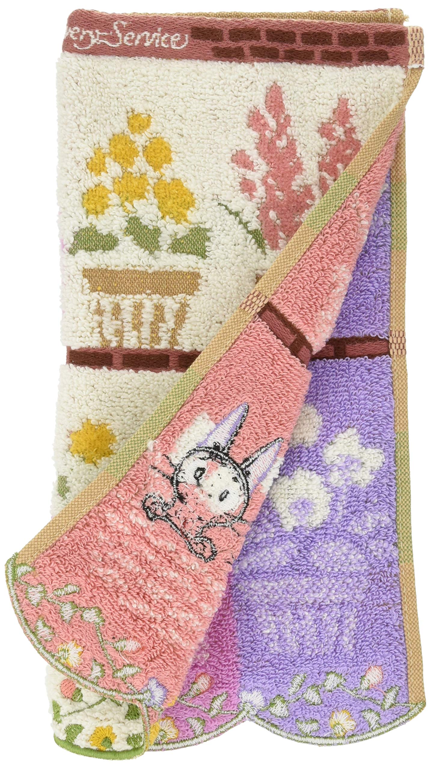 MARUSHIN Studio Ghibli Kiki'S Delivery Service 'Favorite Flower' Mini Towel- Japan Figure Store - #1 Bring To You The Best Japanese Goods