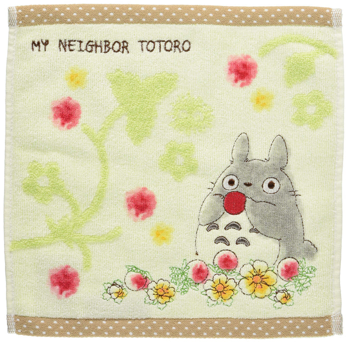 Marushin Hand Towel Ghibli My Neighbor Totoro 25X25Cm Yokubari Strawberry 100% Cotton 1005034500- Japan Figure Store - #1 Bring To You The Best Japanese Goods