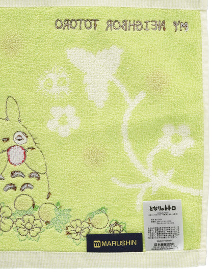 Marushin Hand Towel Ghibli My Neighbor Totoro 25X25Cm Yokubari Strawberry 100% Cotton 1005034500- Japan Figure Store - #1 Bring To You The Best Japanese Goods