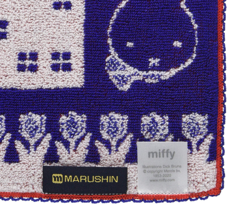 MARUSHIN Dick Bruna Miffy Mini Towel 'Dutch Motif'- Japan Figure Store - #1 Bring To You The Best Japanese Goods