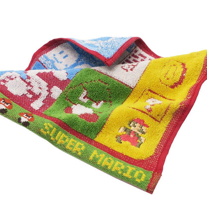 MARUSHIN Super Mario Mini Towel Aboveground Stage- Japan Figure Store - #1 Bring To You The Best Japanese Goods