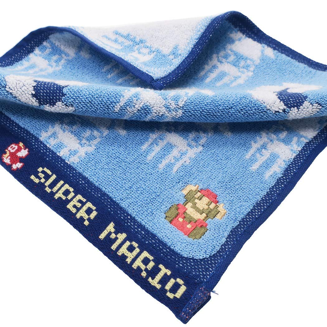 MARUSHIN Super Mario Mini Towel Underwater Stage- Japan Figure Store - #1 Bring To You The Best Japanese Goods