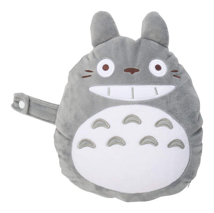 Marushin Hooded Neck Pillow Japan Ghibli My Neighbor Totoro Large Reversible 1145016600- Japan Figure Store - #1 Bring To You The Best Japanese Goods