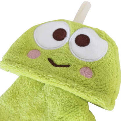 Marushin Loop Towel Micro Material Keroppi 9x12cm 25x25cm Kindergarten Girls 3065013300- Japan Figure Store - #1 Bring To You The Best Japanese Goods