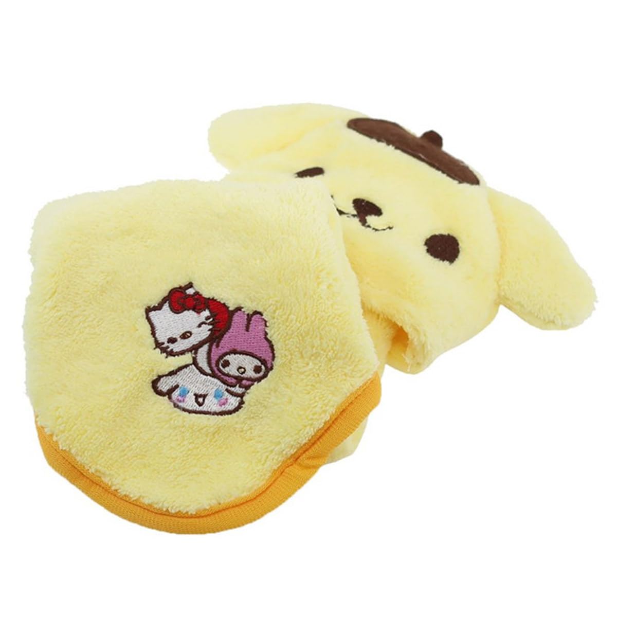 Marushin Loop Towel Micro Material Pom Pom Purin Mascot 9x15.5cm 25x25cm 3065013200- Japan Figure Store - #1 Bring To You The Best Japanese Goods
