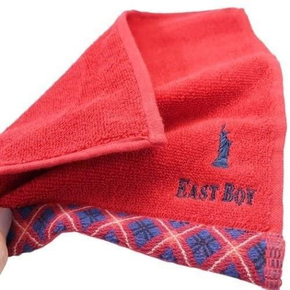 MARUSHIN East Boy 'Classical Check' Mini Towel Red- Japan Figure Store - #1 Bring To You The Best Japanese Goods
