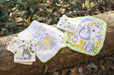 MARUSHIN My Neighbor Totoro Full Embroidery Mini Towel Spring Bouquet- Japan Figure Store - #1 Bring To You The Best Japanese Goods