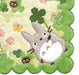 MARUSHIN Studio Ghibli Hand Towel My Neighbor Totoro 'Four Leaf Clover'- Japan Figure Store - #1 Bring To You The Best Japanese Goods