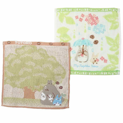 Towel Gift Set Kokage No Totoro And Hydrangea Shower My Neighbor Totoro- Japan Figure Store - #1 Bring To You The Best Japanese Goods