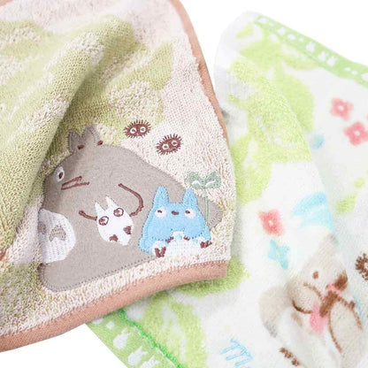 Towel Gift Set Kokage No Totoro And Hydrangea Shower My Neighbor Totoro- Japan Figure Store - #1 Bring To You The Best Japanese Goods