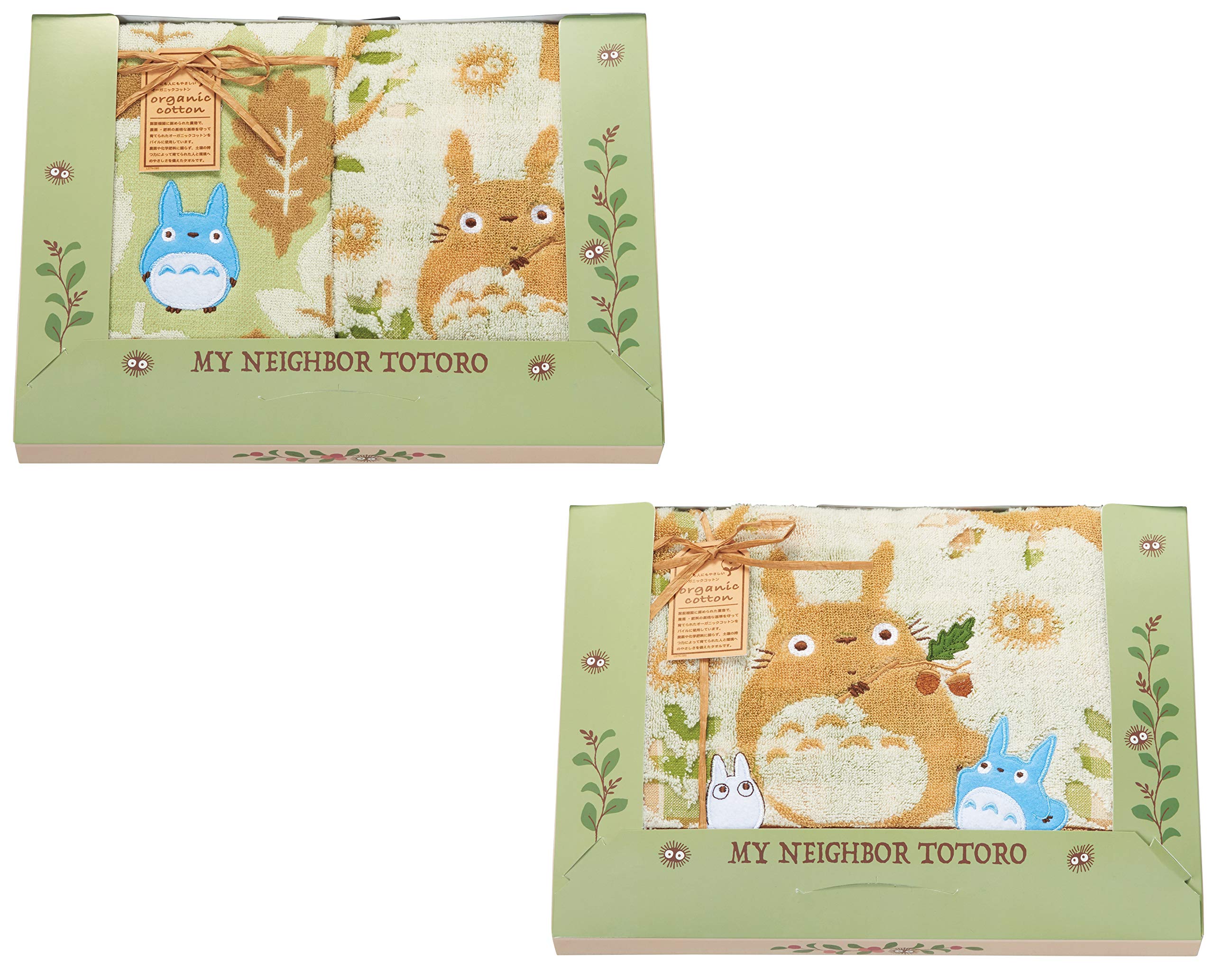 Towel Gift Set Acorn And Totoro Wt1P Ft1P And Bt1P My Neighbor Totoro- Japan Figure Store - #1 Bring To You The Best Japanese Goods