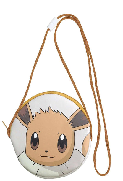 Maruyoshi Japan Pokemon Pu Neck Pouch Eevee Kids Pochette- Japan Figure Store - #1 Bring To You The Best Japanese Goods