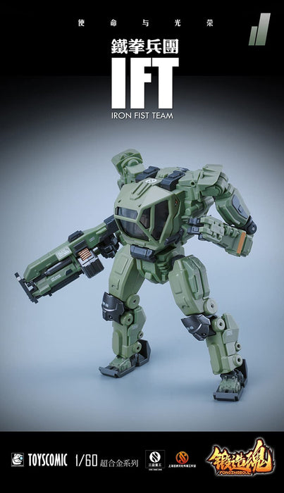 Mechanic Toys Forging Soul Series Ags 11 Tekken Corps Iron Fist Team 1/60 Scale Alloy Abs Pa Painted Figure Japan- Japan Figure Store - #1 Bring To You The Best Japanese Goods