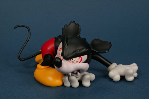 MEDICOM Vcd-63 Disney Mickey Mouse Runaway Brain Vinyl Figure- Japan Figure Store - #1 Bring To You The Best Japanese Goods