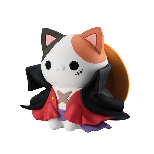 Megahouse Japan Luffy 100Mm Pvc Action Figure - Mega Cat Project One Piece Nyan & Big Nyan Peace Meow! (1)- Japan Figure Store - #1 Bring To You The Best Japanese Goods