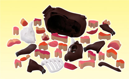 Megahouse Cow Kaitai Puzzle Series Place To Buy Self-Assembly Puzzle In Japan- Japan Figure Store - #1 Bring To You The Best Japanese Goods