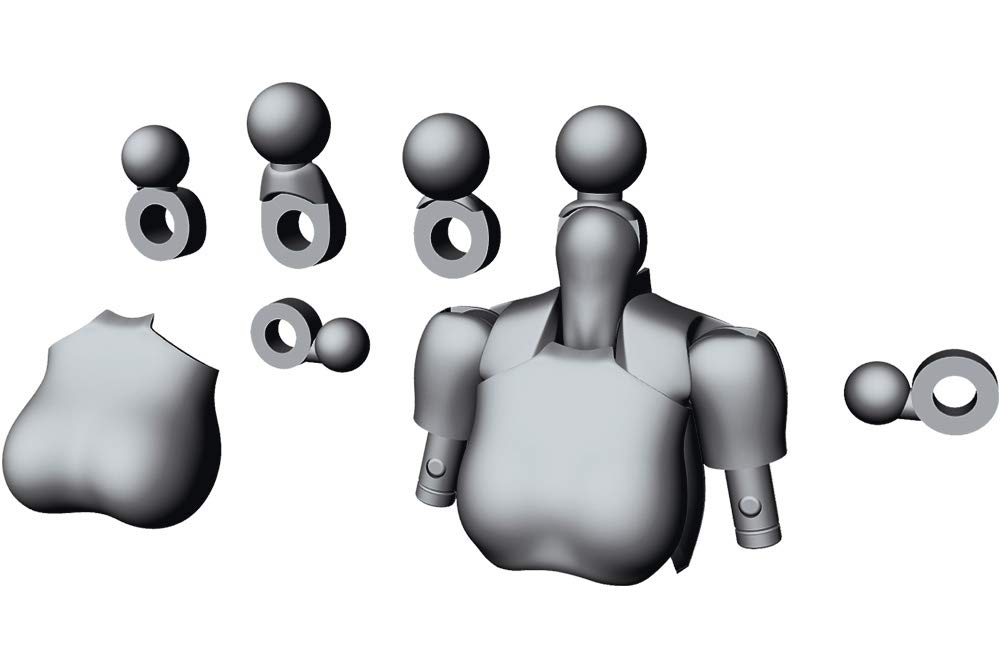 Kotobukiya Megami Device M.s.g 01 Tops Set Black 1/1 Japanese Plastic Figures- Japan Figure Store - #1 Bring To You The Best Japanese Goods