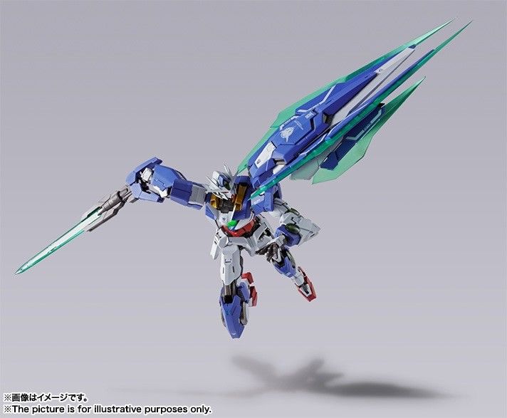 Metal Build Gundam Gnt-0000 00 Qant Action Figure Bandai- Japan Figure Store - #1 Bring To You The Best Japanese Goods