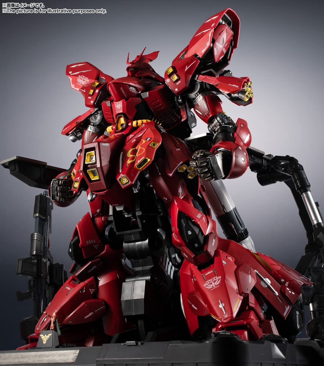 Bandai Spirits Metal Structure Msn-04 Sazabi From Gundam Four Counterattack - Japanese Action Figure- Japan Figure Store - #1 Bring To You The Best Japanese Goods