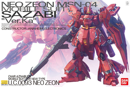 Bandai Spirits MSN-04 Sazabi Ver.Ka Gundam Char's Counterattack 1/100- Japan Figure Store - #1 Bring To You The Best Japanese Goods