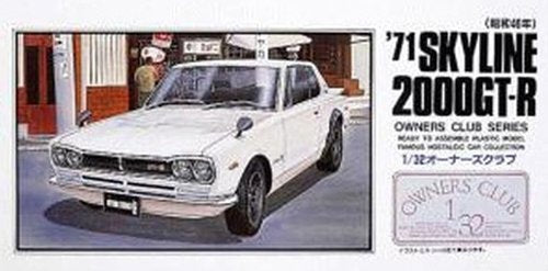 ARII Owners Club 1/32 25 1971 Skyline 2000 Gt-R 1/32 Scale Kit Microace- Japan Figure Store - #1 Bring To You The Best Japanese Goods