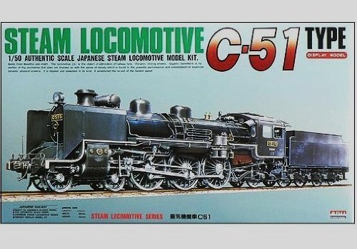 ARII 356043 Japanese Steam Locomotive Type C51 1/50 Scale Kit Microace- Japan Figure Store - #1 Bring To You The Best Japanese Goods