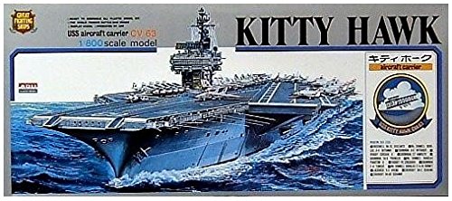 ARII -06 618066 Uss Aircraft Carrier Kitty Hawk Cv-63 1/800 Scale Kit Microace- Japan Figure Store - #1 Bring To You The Best Japanese Goods