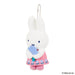 Sekiguchi Pink Miffy and Rose Mascot Keychain for Accessories- Japan Figure Store - #1 Bring To You The Best Japanese Goods