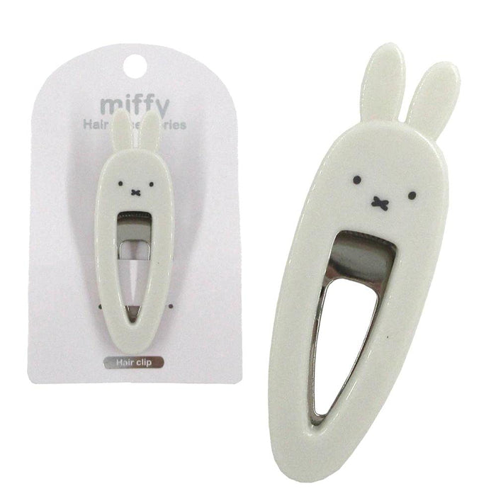 Miffy Die Cut Hair Clip Mf38785/Ivory Miffy Dull Color Hair Clip Accessory Character Shobido- Japan Figure Store - #1 Bring To You The Best Japanese Goods