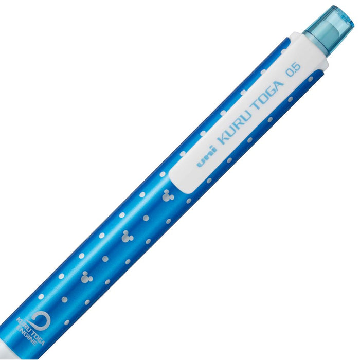 MITSUBISHI PENCIL Uni Kuru Toga Mechanical Pencil 0.5Mm Disney Mickey Mouse Blue- Japan Figure Store - #1 Bring To You The Best Japanese Goods