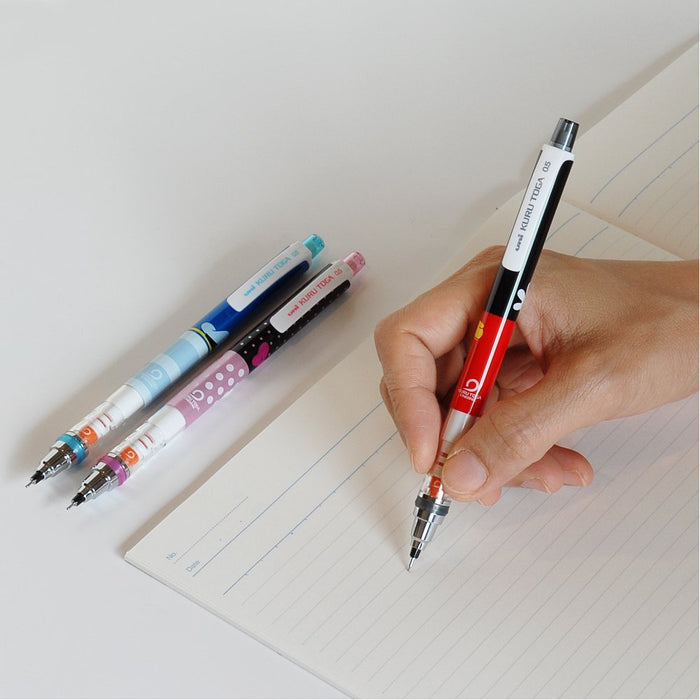 MITSUBISHI PENCIL Uni Kuru Toga Mechanical Pencil 0.5Mm Disney Mickey Gloves- Japan Figure Store - #1 Bring To You The Best Japanese Goods