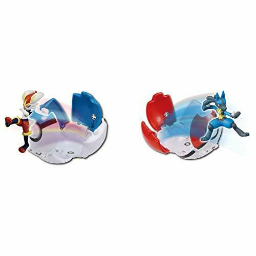 Monster Collection Pokedel-z Ash Vs Go Lucario : Cinderace Character Toy - Japan Figure
