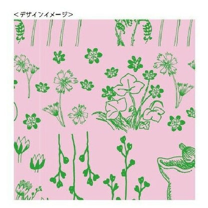 Moomin Hide & Seek Travel Pocket Backpack Repeating Pattern Pink Mmap2533- Japan Figure Store - #1 Bring To You The Best Japanese Goods
