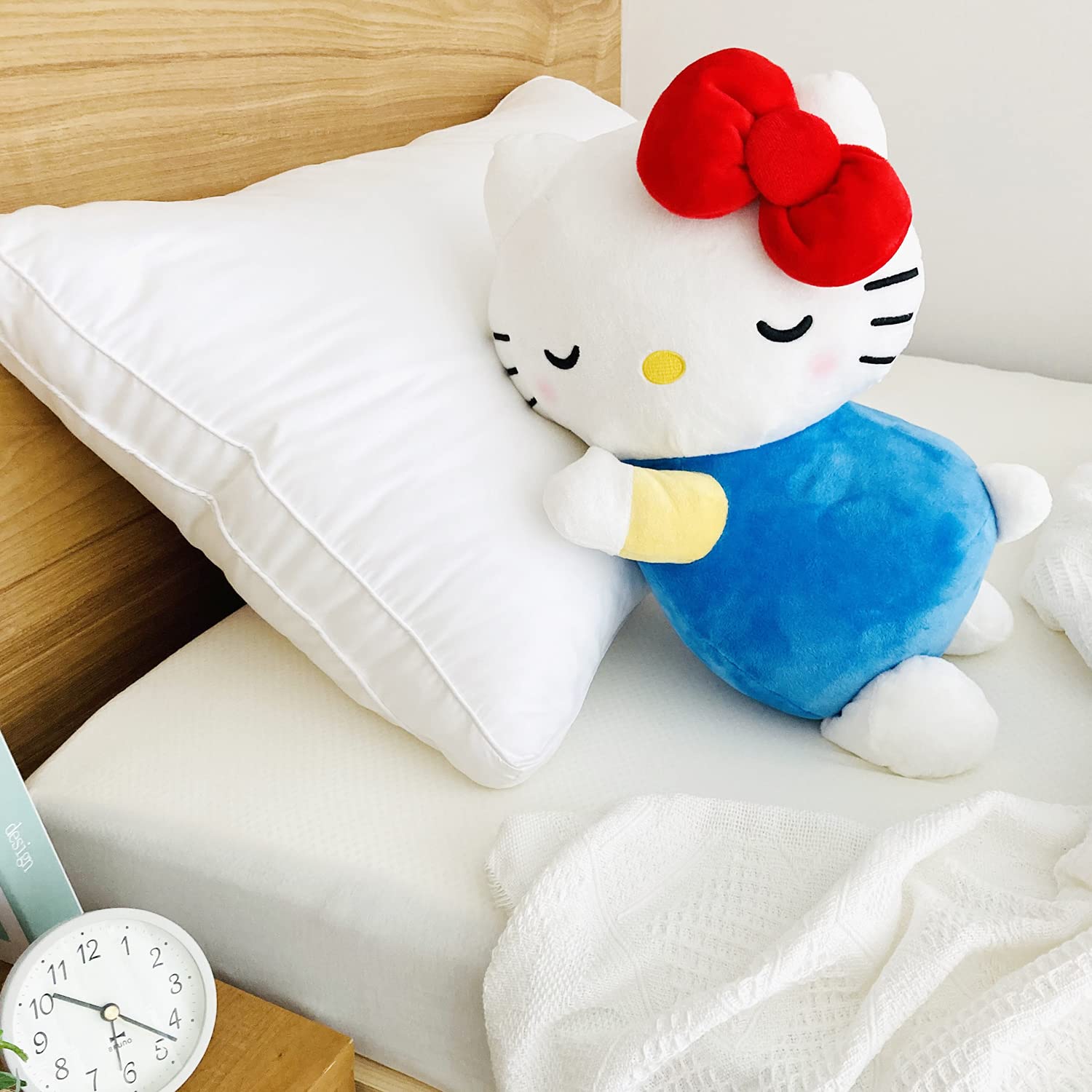 Morishita Hello Kitty Dakimakura White Co-Sleeping Pillow Approx. 40 Cm Sanrio- Japan Figure Store - #1 Bring To You The Best Japanese Goods