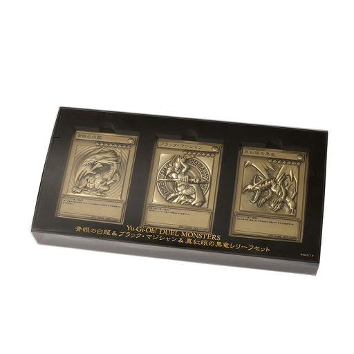 Movic Yu-Gi-Oh! Duel Monsters Set: Blue-Eyes White Dragon Black Magician Red-Eyes Black Dragon 89x127mm Zinc Alloy- Japan Figure Store - #1 Bring To You The Best Japanese Goods