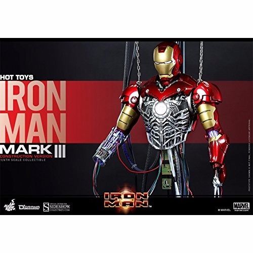 Movie Masterpiece Iron Man Mark 3 Iii Construction Ver 1/6 Diorama Hot Toys- Japan Figure Store - #1 Bring To You The Best Japanese Goods