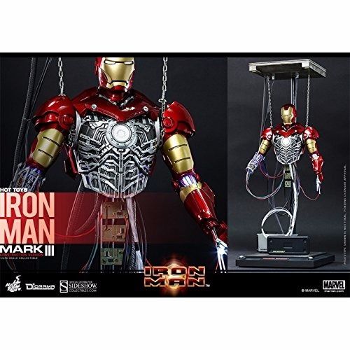 Movie Masterpiece Iron Man Mark 3 Iii Construction Ver 1/6 Diorama Hot Toys- Japan Figure Store - #1 Bring To You The Best Japanese Goods
