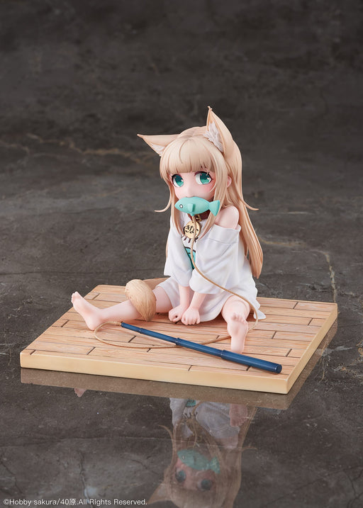 08 Japan Limited Edition 1/6 My Cat Girl Kinako Sitting Fish Figure W/Benefits- Japan Figure Store - #1 Bring To You The Best Japanese Goods