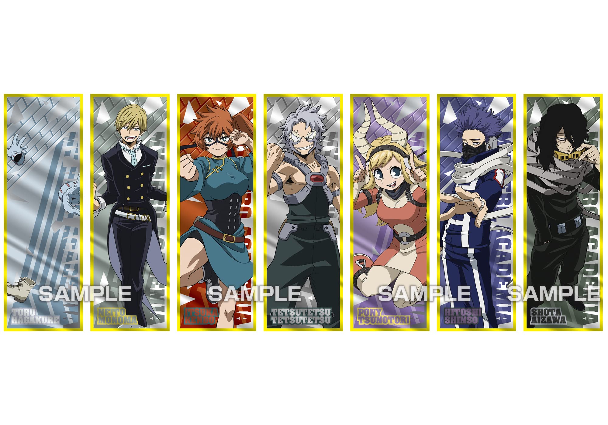 My Hero Academia Long Sticker Gum 4 Box Of 16 (Shokugan)- Japan Figure Store - #1 Bring To You The Best Japanese Goods